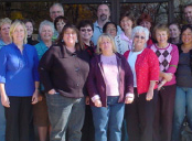 Large group of volunteers together